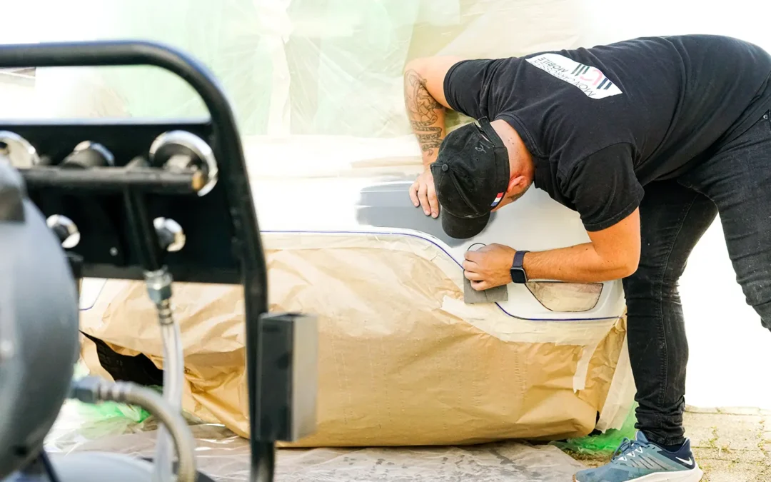 Réparer un pare-chocs abîmé